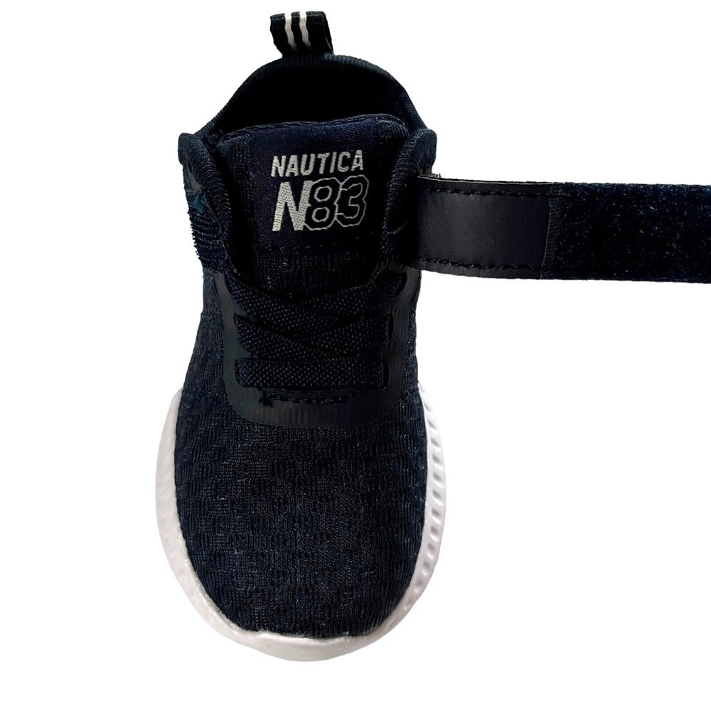 Nautica Baby Infant Boys Sneakers Size 5 Navy Blue Lightweight Comfortable Shoes - Picture 4 of 12